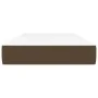 Pocket spring mattress dark brown fabric 100x200x20 cm by vidaXL, Mattresses - Ref: Foro24-347737, Price: 175,27 €, Discount: %