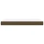 Pocket spring mattress dark brown fabric 100x200x20 cm by vidaXL, Mattresses - Ref: Foro24-347737, Price: 175,27 €, Discount: %