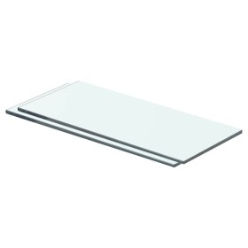 Estantes 2 unidades panel de vidrio transparente 40x12 cm en Estanterías | Comprar online en Foru.es