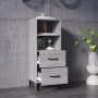 Aparador de madera contrachapada gris Sonoma 34,5x34x90 cm de vidaXL, Aparadores - Ref: Foro24-817418, Precio: 61,43 €, Descu...
