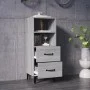 Aparador de madera contrachapada gris Sonoma 34,5x34x90 cm de vidaXL, Aparadores - Ref: Foro24-817418, Precio: 60,67 €, Descu...
