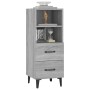 Aparador de madera contrachapada gris Sonoma 34,5x34x90 cm de vidaXL, Aparadores - Ref: Foro24-817418, Precio: 61,43 €, Descu...
