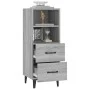Aparador de madera contrachapada gris Sonoma 34,5x34x90 cm de vidaXL, Aparadores - Ref: Foro24-817418, Precio: 60,67 €, Descu...