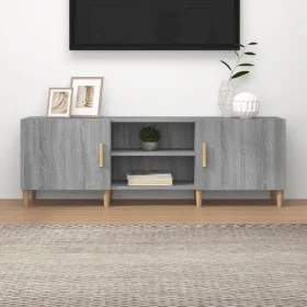 Mueble para TV madera contrachapada gris Sonoma 150x30x50 cm de vidaXL, Muebles TV - Ref: Foro24-817502, Precio: 74,72 €, Des...