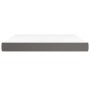 Colchón de muelles ensacados cuero sintético gris 180x200x20 cm de vidaXL, Colchones - Ref: Foro24-347846, Precio: 262,09 €, ...