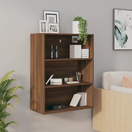 Armario colgante de pared marrón roble 69,5x32,5x90 cm de vidaXL, Aparadores - Ref: Foro24-817401, Precio: 67,23 €, Descuento: %