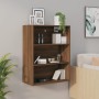 Armario colgante de pared marrón roble 69,5x32,5x90 cm de vidaXL, Aparadores - Ref: Foro24-817401, Precio: 67,23 €, Descuento: %