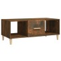 Mesa de centro madera contrachapada roble ahumado 102x50x40 cm de vidaXL, Mesas de centro - Ref: Foro24-817525, Precio: 54,21...