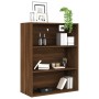 Armario colgante de pared marrón roble 69,5x32,5x90 cm de vidaXL, Aparadores - Ref: Foro24-817401, Precio: 67,23 €, Descuento: %