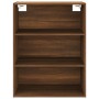 Armario colgante de pared marrón roble 69,5x32,5x90 cm de vidaXL, Aparadores - Ref: Foro24-817401, Precio: 67,23 €, Descuento: %