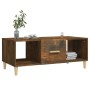 Mesa de centro madera contrachapada roble ahumado 102x50x40 cm de vidaXL, Mesas de centro - Ref: Foro24-817525, Precio: 54,21...