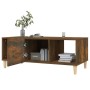 Mesa de centro madera contrachapada roble ahumado 102x50x40 cm de vidaXL, Mesas de centro - Ref: Foro24-817525, Precio: 54,21...