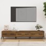 Mueble de TV madera contrachapada roble ahumado 150x34,5x30 cm de vidaXL, Muebles TV - Ref: Foro24-817512, Precio: 96,75 €, D...