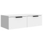 Armarios de pared 2 unidades contrachapada blanco 68x30x20 cm de vidaXL, Estantes y estanterías - Ref: Foro24-3115892, Precio...