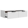 Armarios de pared 2 unidades contrachapada blanco 68x30x20 cm de vidaXL, Estantes y estanterías - Ref: Foro24-3115892, Precio...