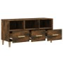 Mueble de TV madera contrachapada roble ahumado 102x36x50 cm de vidaXL, Muebles TV - Ref: Foro24-817495, Precio: 61,11 €, Des...