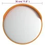 Espejo de tráfico convexo exterior policarbonato naranja Ø30cm de vidaXL, Señales de carretera y tráfico - Ref: Foro24-153081...