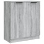 Aparador de 3 piezas madera contrachapada gris Sonoma de vidaXL, Aparadores - Ref: Foro24-3115786, Precio: 224,53 €, Descuent...