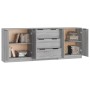 Aparador de 3 piezas madera contrachapada gris Sonoma de vidaXL, Aparadores - Ref: Foro24-3115786, Precio: 224,53 €, Descuent...