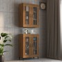 Armario colgante de pared roble Sonoma 69,5x34x90 cm de vidaXL, Aparadores - Ref: Foro24-817392, Precio: 84,80 €, Descuento: %