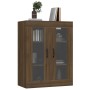 Armario colgante de pared roble Sonoma 69,5x34x90 cm de vidaXL, Aparadores - Ref: Foro24-817392, Precio: 84,80 €, Descuento: %