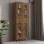 Armario colgante de pared roble Sonoma 69,5x34x90 cm de vidaXL, Aparadores - Ref: Foro24-817392, Precio: 84,80 €, Descuento: %