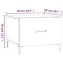 Mesas de centro con patas metal 2 uds marrón roble 50x50x40 cm de vidaXL, Mesas de centro - Ref: Foro24-817542, Precio: 64,99...