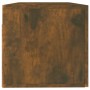 Armario pared madera contrachapada roble ahumado 100x36,5x35 cm de vidaXL, Taquillas y armarios de almacenamiento - Ref: Foro...