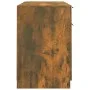 Escritorio con armario lateral contrachapada roble ahumado de vidaXL, Escritorios - Ref: Foro24-3115913, Precio: 136,34 €, De...