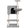 Rascador para gatos con postes de sisal gris claro 108,5 cm de vidaXL, Mobiliario para gatos - Ref: Foro24-171598, Precio: 50...