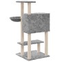 Rascador para gatos con postes de sisal gris claro 108,5 cm de vidaXL, Mobiliario para gatos - Ref: Foro24-171598, Precio: 50...