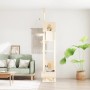 Árbol rascador para gatos de suelo a techo crema 277-303 cm de vidaXL, Mobiliario para gatos - Ref: Foro24-171612, Precio: 13...