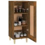 Aparador madera de ingeniería roble ahumado 34,5x34x90 cm de vidaXL, Aparadores - Ref: Foro24-817432, Precio: 46,74 €, Descue...