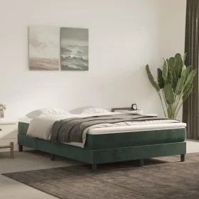 Dark green velvet pocket spring mattress 140x190x20 cm by vidaXL, Mattresses - Ref: Foro24-347791, Price: 221,37 €, Discount: %