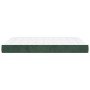 Colchón muelles ensacados terciopelo verde oscuro 140x190x20 cm de vidaXL, Colchones - Ref: Foro24-347791, Precio: 224,85 €, ...