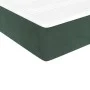 Dunkelgrüne Taschenfederkernmatratze aus Samt, 140 x 190 x 20 cm von vidaXL, Matratzen - Ref: Foro24-347791, Preis: 221,37 €,...