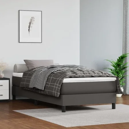 Gray synthetic leather pocket spring mattress 80x200x20 cm by vidaXL, Mattresses - Ref: Foro24-347686, Price: 144,39 €, Disco...