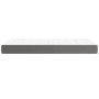 Colchón de muelles ensacados cuero sintético gris 80x200x20 cm de vidaXL, Colchones - Ref: Foro24-347686, Precio: 127,03 €, D...