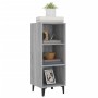 Aparador de madera de ingeniería gris Sonoma 34,5x32,5x90 cm de vidaXL, Aparadores - Ref: Foro24-817424, Precio: 54,46 €, Des...