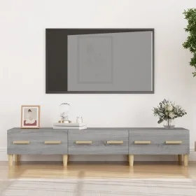 Mueble para TV madera contrachapada gris Sonoma 150x34,5x30 cm de vidaXL, Muebles TV - Ref: Foro24-817508, Precio: 87,11 €, D...