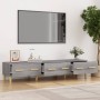 Mueble para TV madera contrachapada gris Sonoma 150x34,5x30 cm de vidaXL, Muebles TV - Ref: Foro24-817508, Precio: 88,12 €, D...