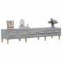 Mueble para TV madera contrachapada gris Sonoma 150x34,5x30 cm de vidaXL, Muebles TV - Ref: Foro24-817508, Precio: 88,12 €, D...