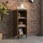 Aparador de madera de ingeniería marrón roble 34,5x32,5x90 cm de vidaXL, Aparadores - Ref: Foro24-817425, Precio: 51,36 €, De...