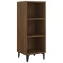 Aparador de madera de ingeniería marrón roble 34,5x32,5x90 cm de vidaXL, Aparadores - Ref: Foro24-817425, Precio: 51,36 €, De...