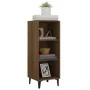Aparador de madera de ingeniería marrón roble 34,5x32,5x90 cm de vidaXL, Aparadores - Ref: Foro24-817425, Precio: 51,36 €, De...