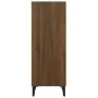 Aparador de madera de ingeniería marrón roble 34,5x32,5x90 cm de vidaXL, Aparadores - Ref: Foro24-817425, Precio: 51,36 €, De...