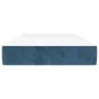 Colchón de muelles ensacados terciopelo azul oscuro 80x200x20cm de vidaXL, Colchones - Ref: Foro24-347692, Precio: 136,60 €, ...