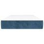 Colchón de muelles ensacados terciopelo azul oscuro 80x200x20cm de vidaXL, Colchones - Ref: Foro24-347692, Precio: 122,02 €, ...
