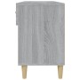 Mueble zapatero madera contrachapada gris Sonoma 102x35x55 cm de vidaXL, Zapateros y organizadores de calzado - Ref: Foro24-8...