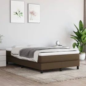 Colchón de muelles ensacados tela marrón oscuro 120x200x20 cm de vidaXL, Colchones - Ref: Foro24-347757, Precio: 183,99 €, De...